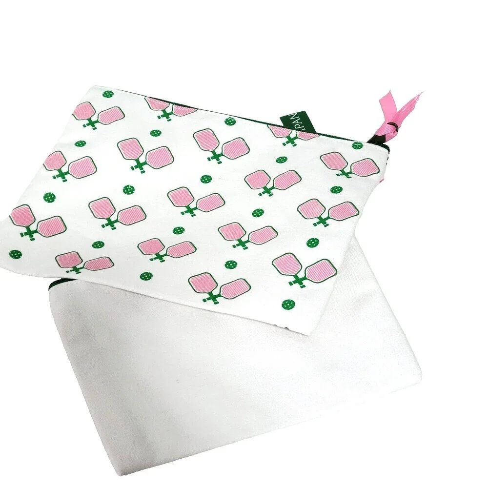 Two's Company Zip Pouch Set NEW Pickleball 9.5